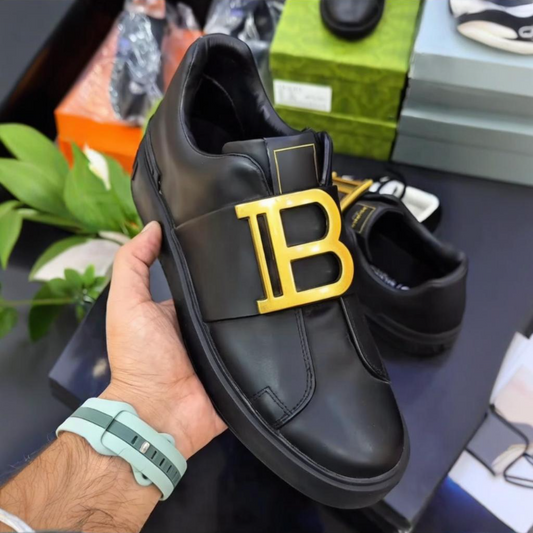 Men's Black Classic Casual Sneakers