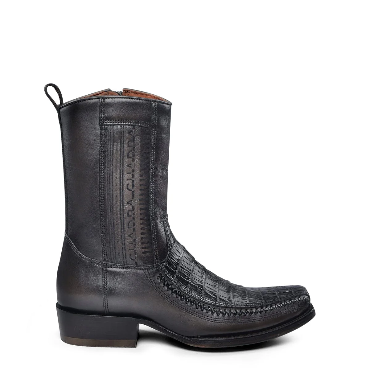 Men's Cowboy Boot In Genuine Ostrich Leather And Bovine Leather(Buy 2 Free Shipping✔️)