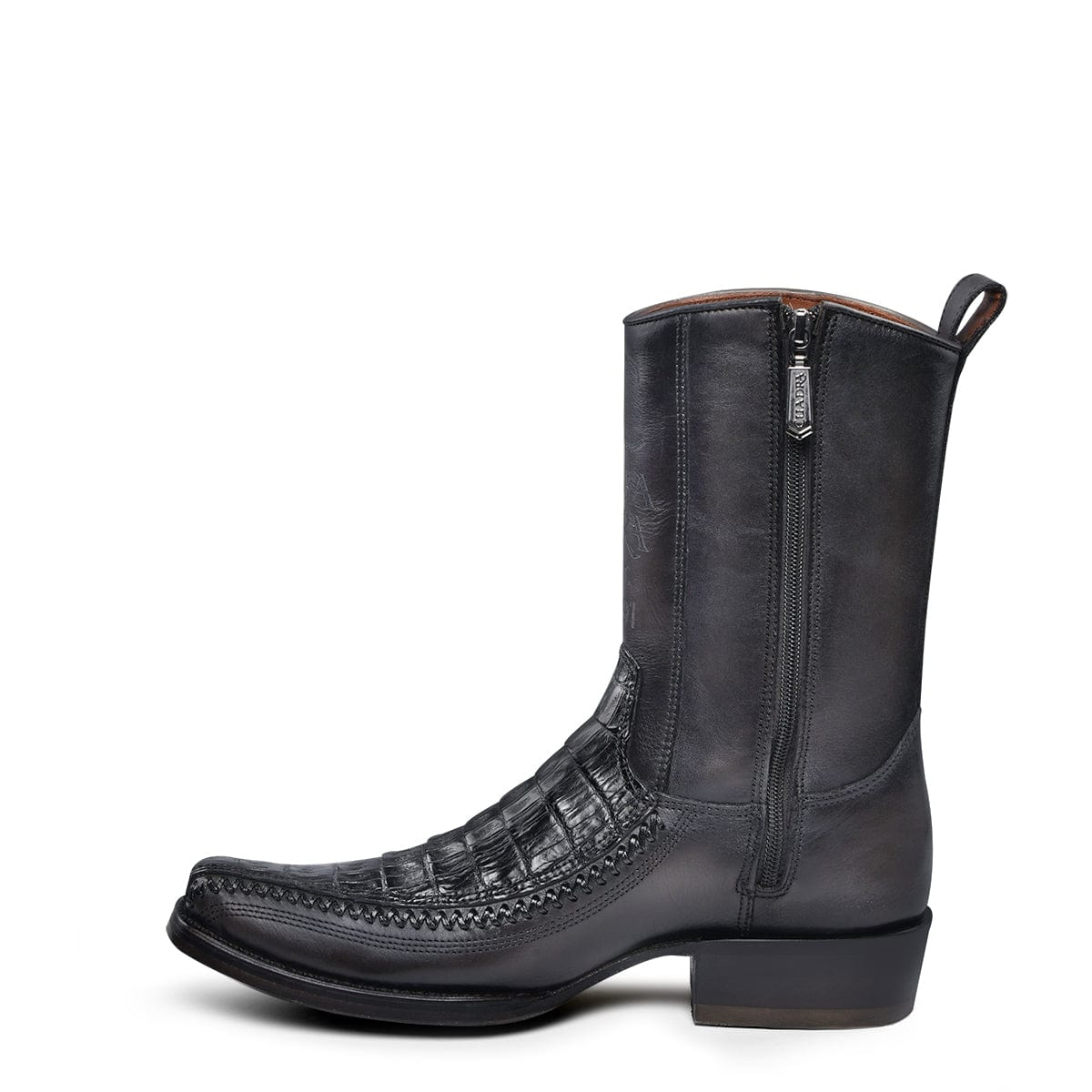 Men's Cowboy Boot In Genuine Ostrich Leather And Bovine Leather(Buy 2 Free Shipping✔️)