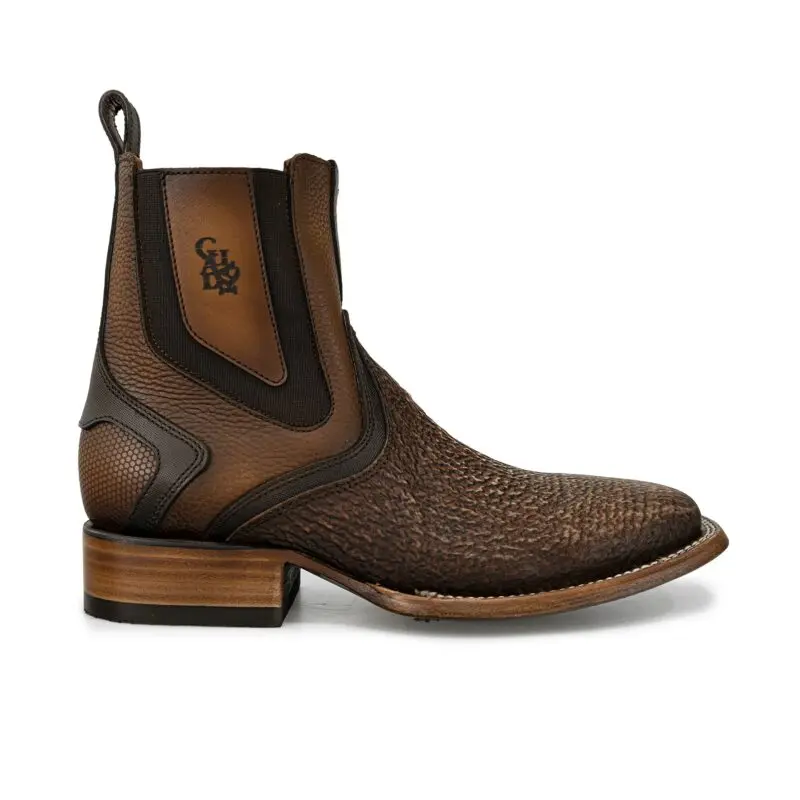 Genuine Shark Leather Urban Ankle Boot For Men