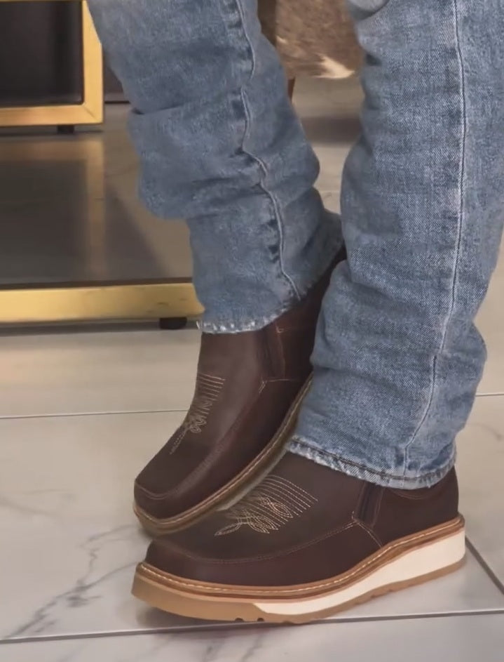 New Trend Cowhide Cowboy Boots(Buy 2 Free Shipping✔️)