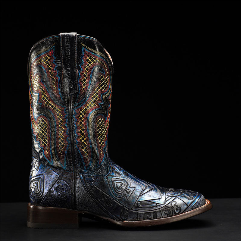 Men's Square Heel Western Boots