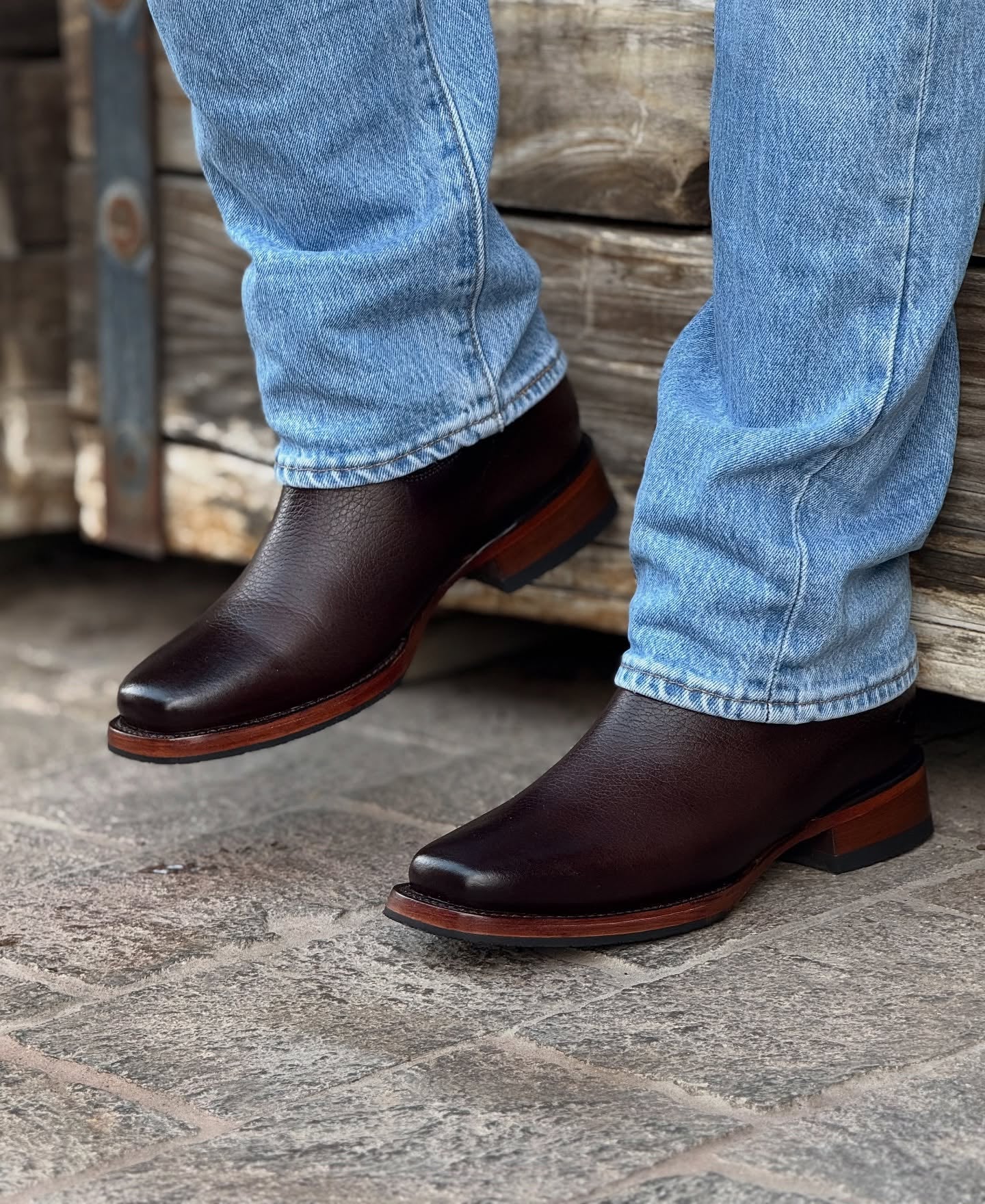Classic Cowhide Handmade Cowboy Boots