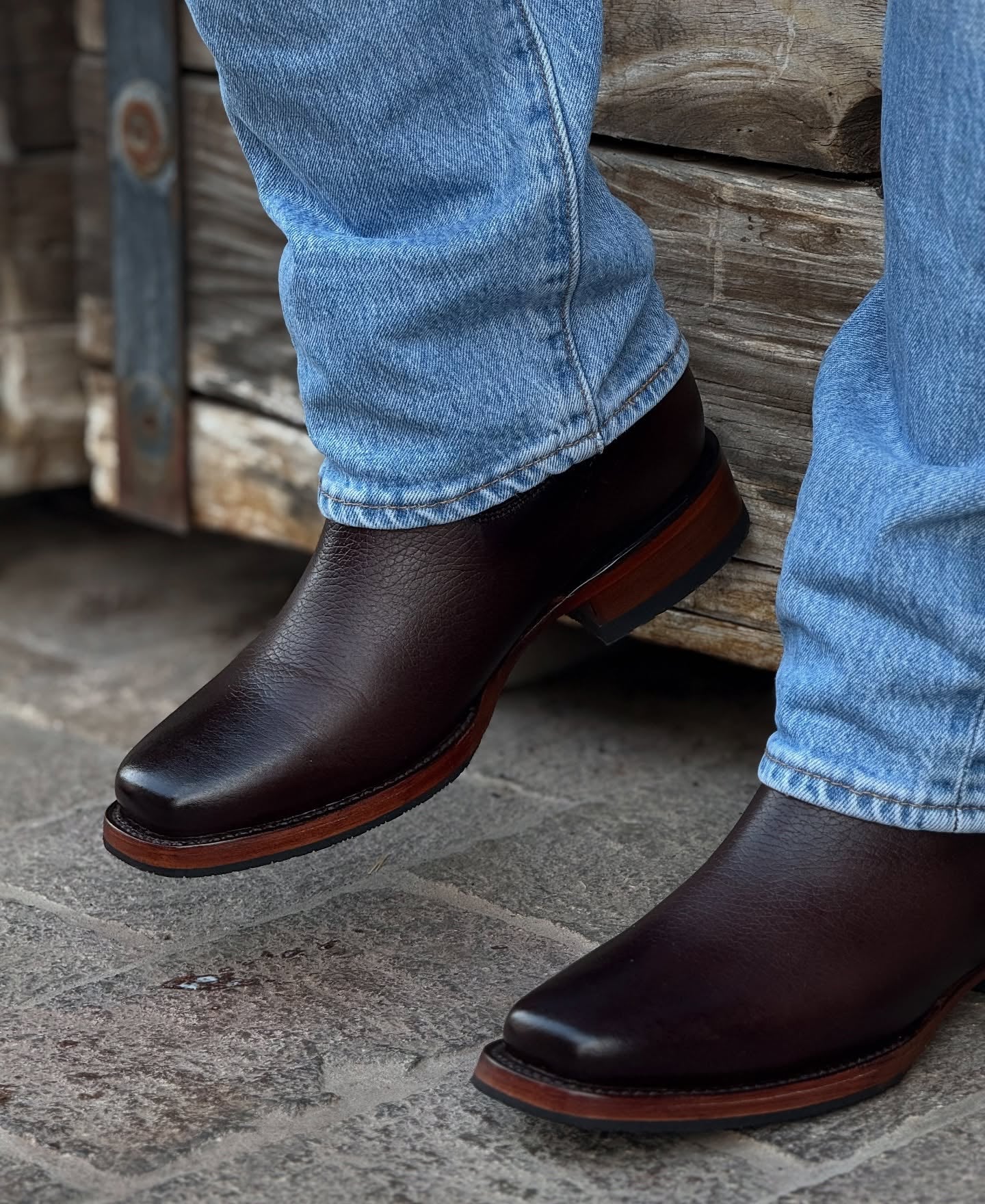 Classic Cowhide Handmade Cowboy Boots