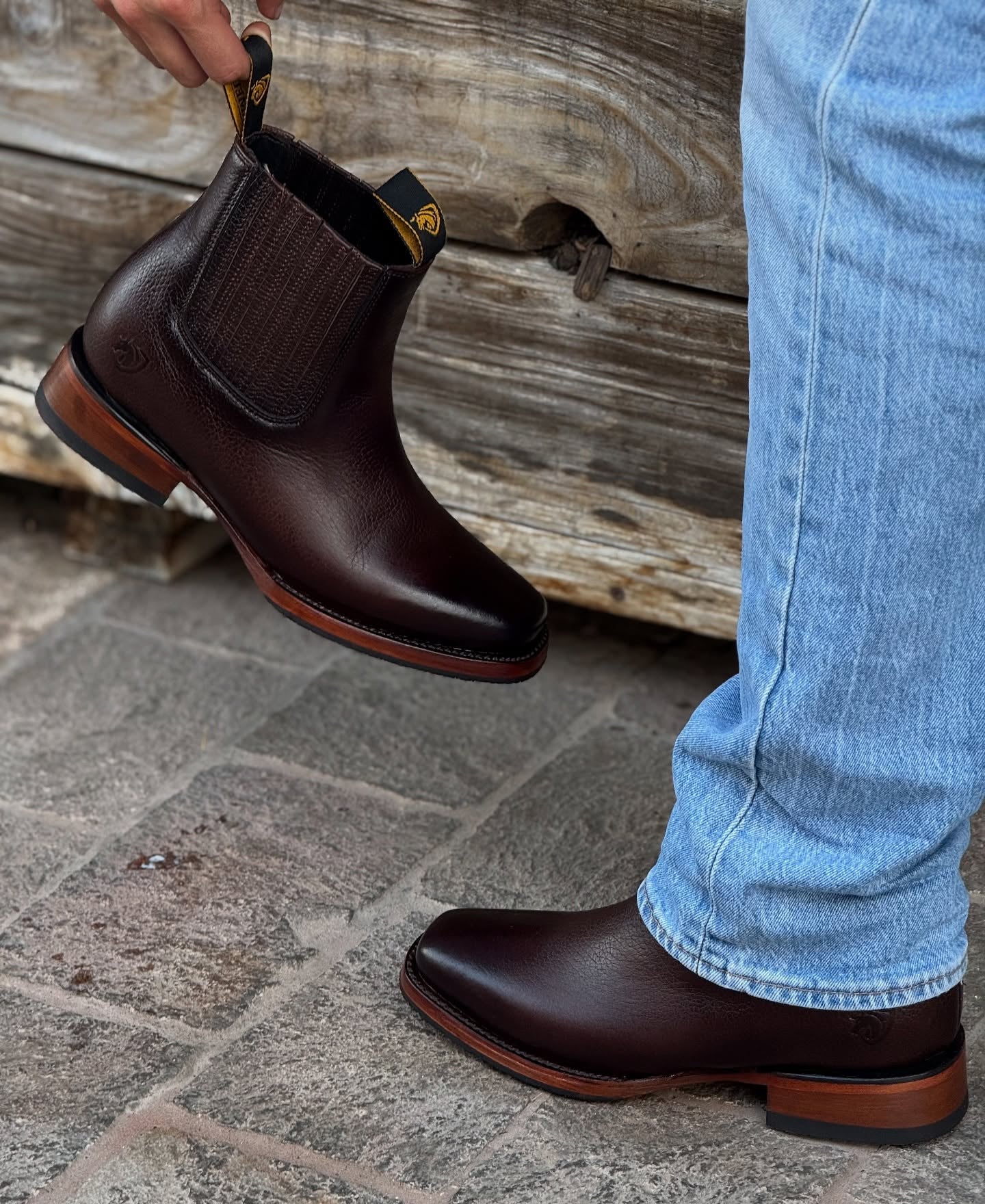 Classic Cowhide Handmade Cowboy Boots