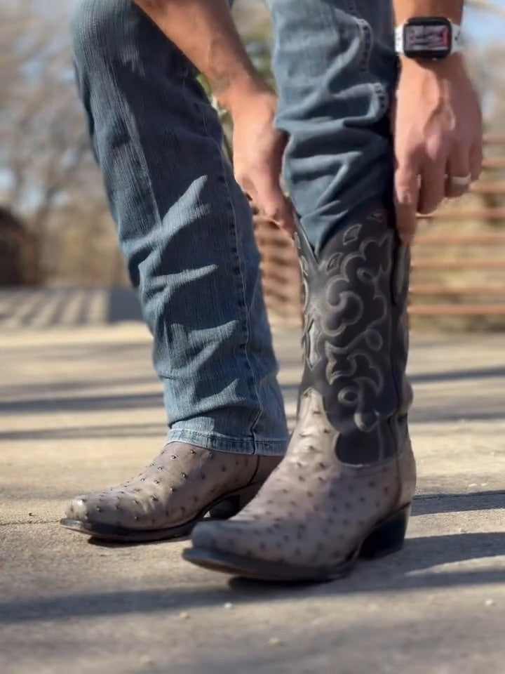 Handmade Ostrich Boots