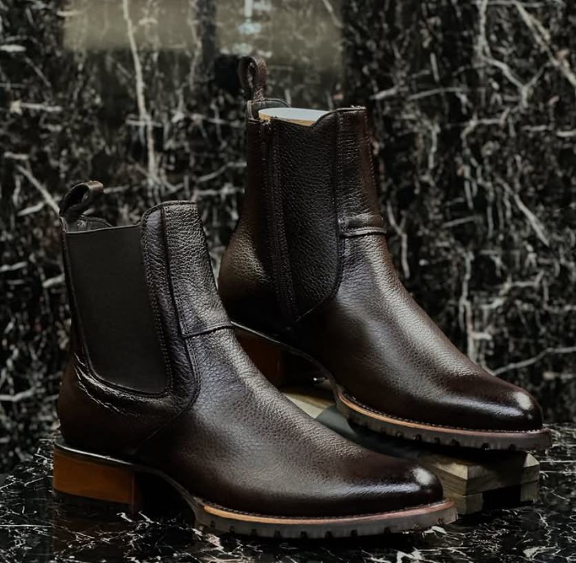 New Handmade Italian Cowhide Boots