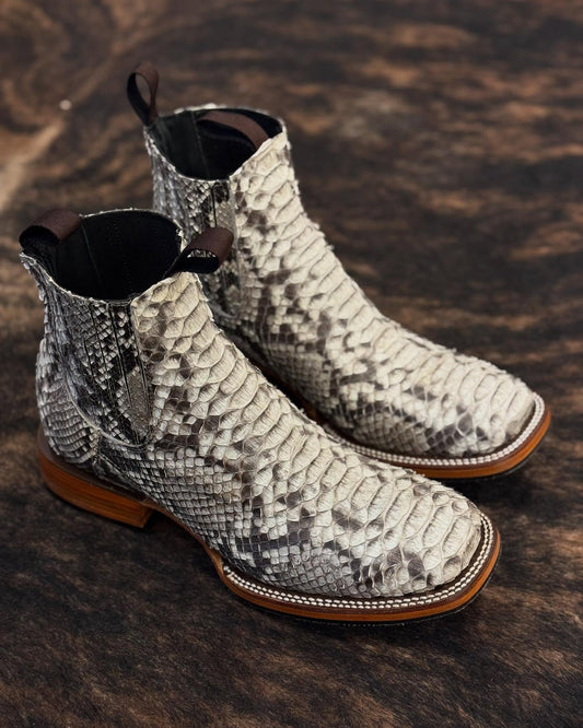 Handmade Crocodile Leather Vintage Boots