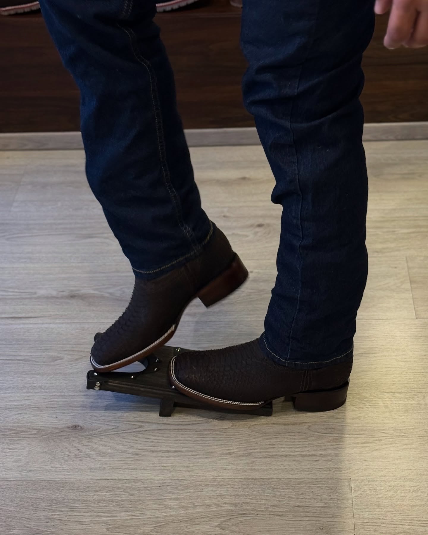 Original Italian Python Cowboy Boots