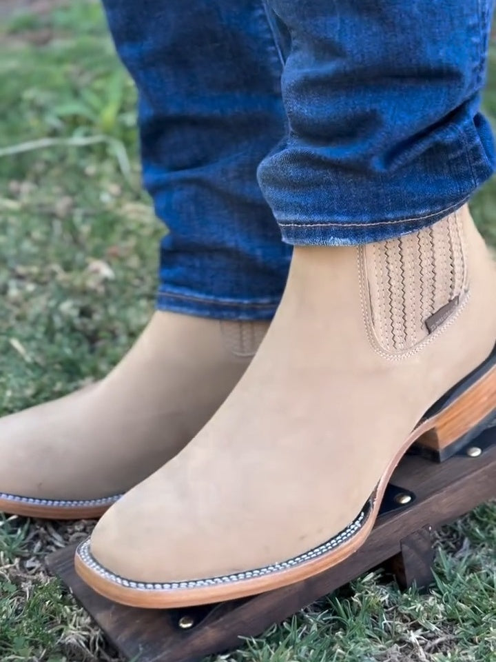 Classic Cowhide Handmade Cowboy Boots