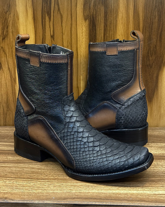Handmade Crocodile Vintage Boots