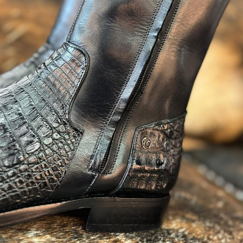Dress Black Exotic Boot