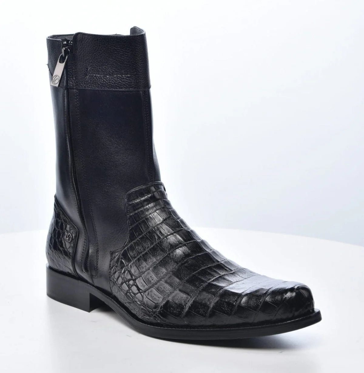 Dress Black Exotic Boot