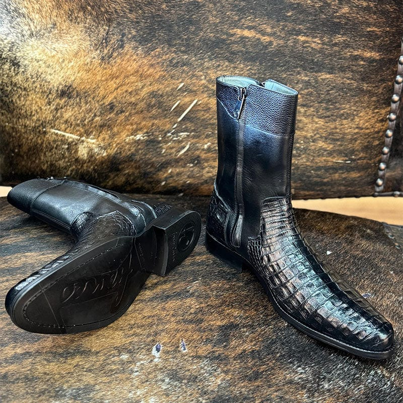Dress Black Exotic Boot