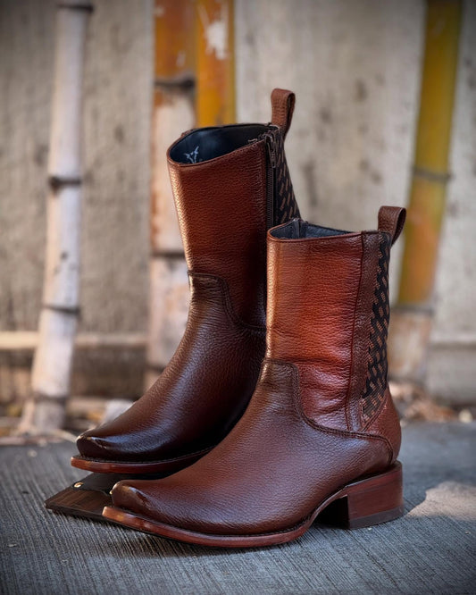 Original Design Cowhide Cowboy Boots