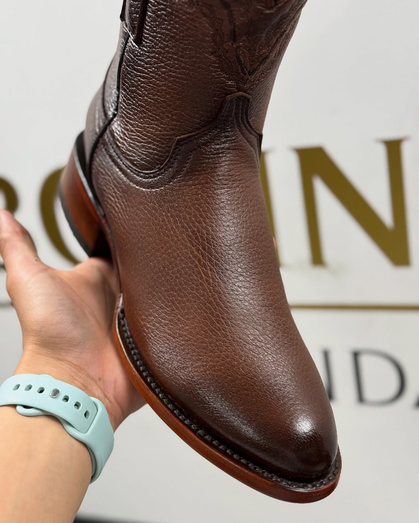 Original Design Cowhide Cowboy Boots