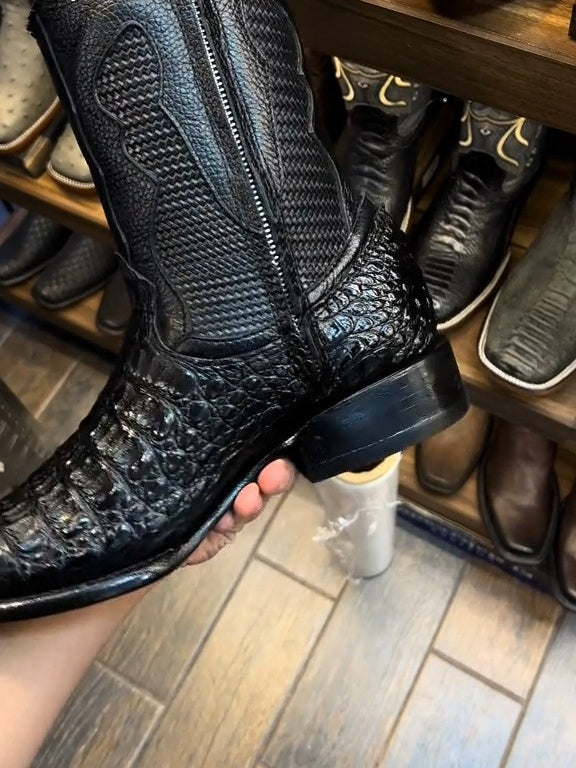 Handmade Crocodile Vintage Boots