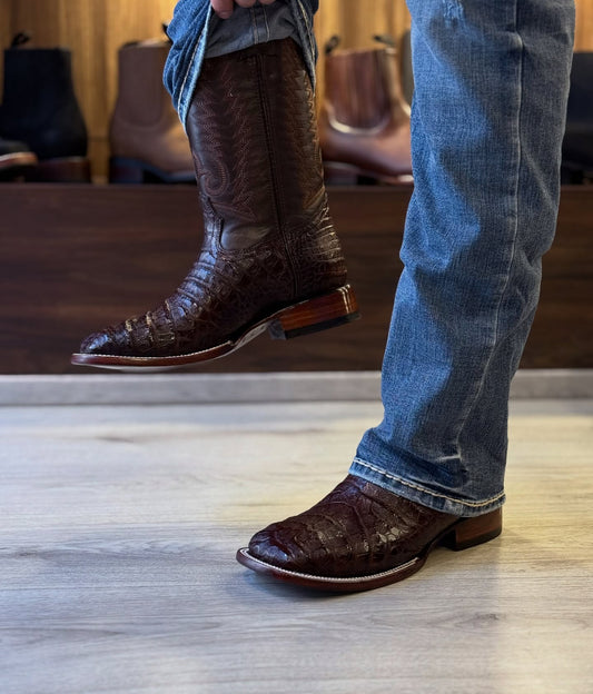 Handmade Crocodile Vintage Boots