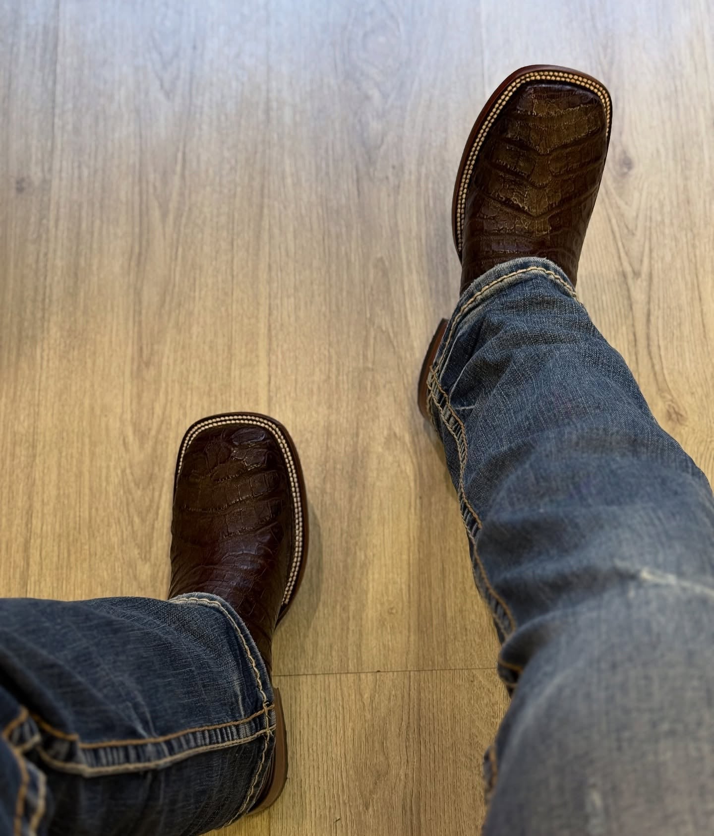 Handmade Crocodile Vintage Boots