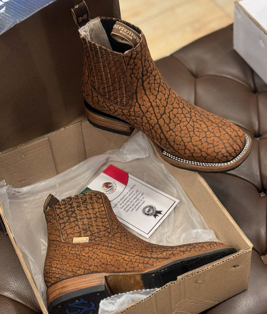 Italian Hand Carved Cowboy Boots
