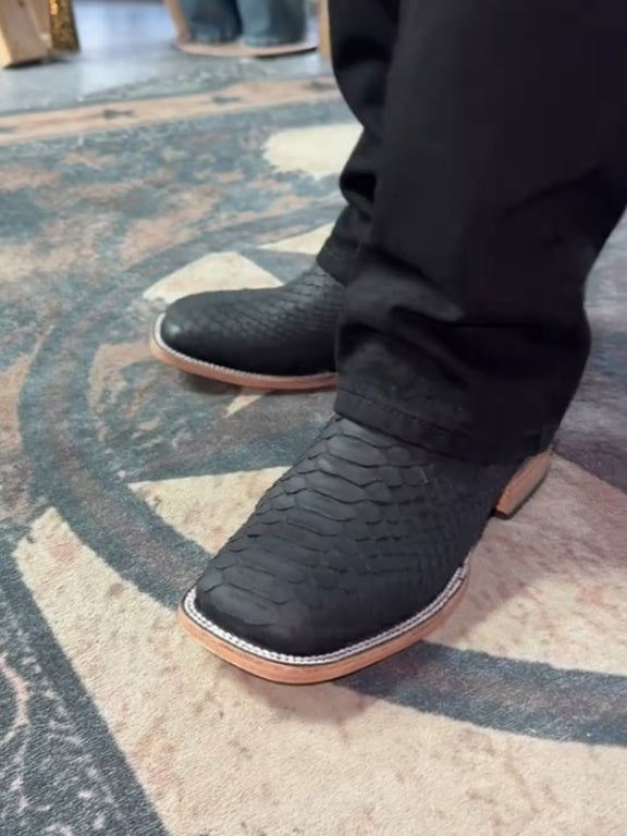 Vintage Handmade Python Knight Boots