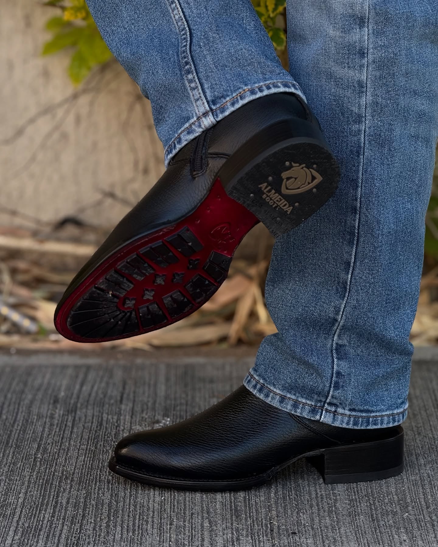 Classic Cowhide Handmade Cowboy Boots