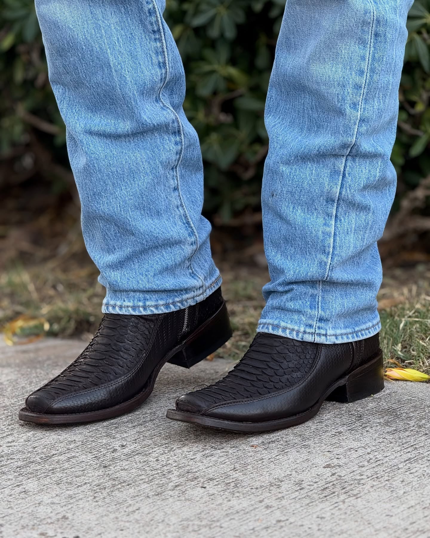 Vintage Handmade Python Knight Boots