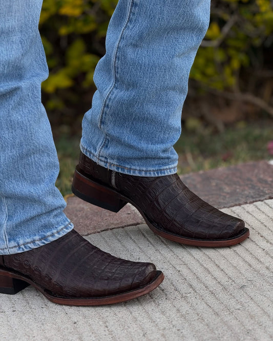 Handmade Crocodile Vintage Boots