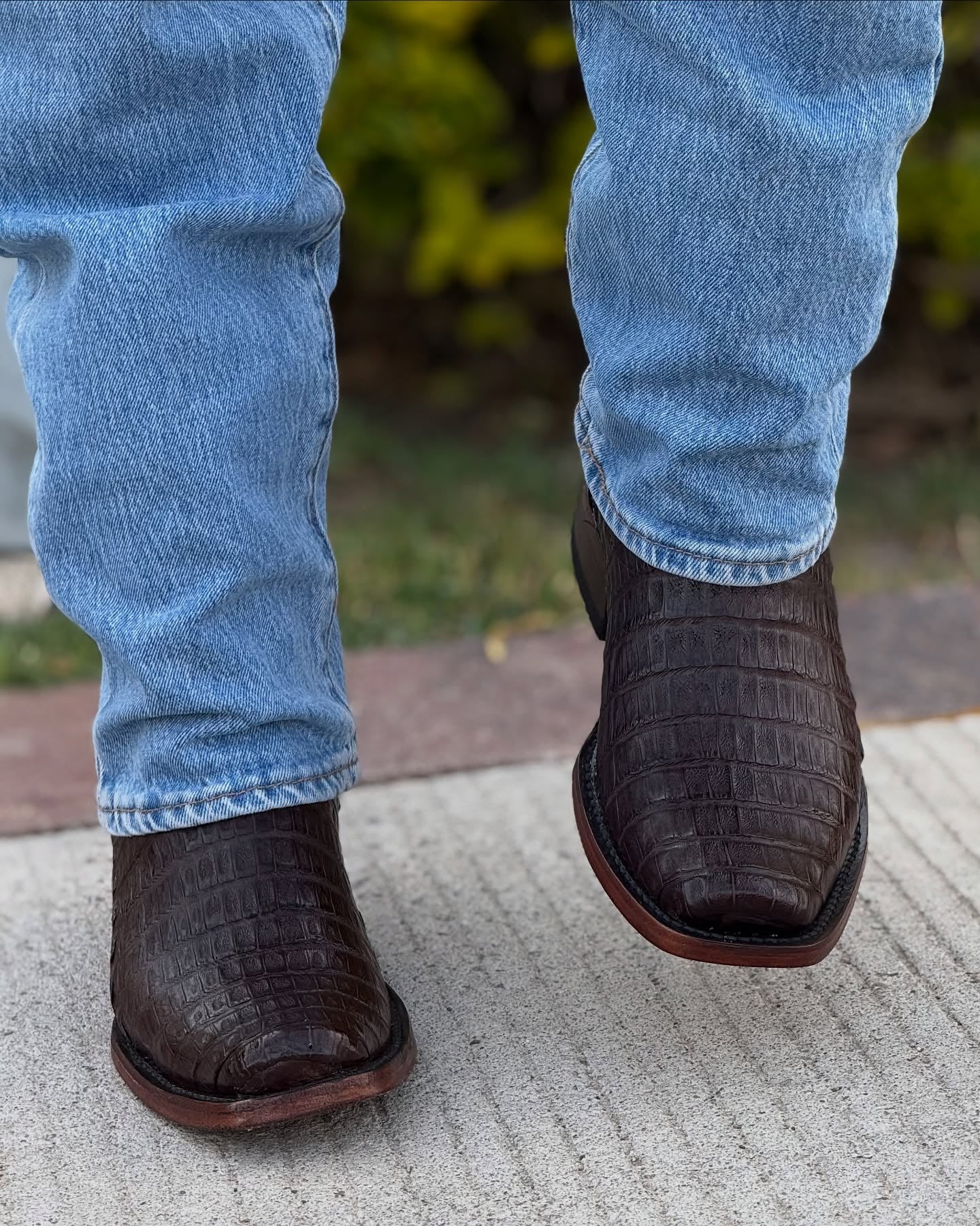 Handmade Crocodile Vintage Boots