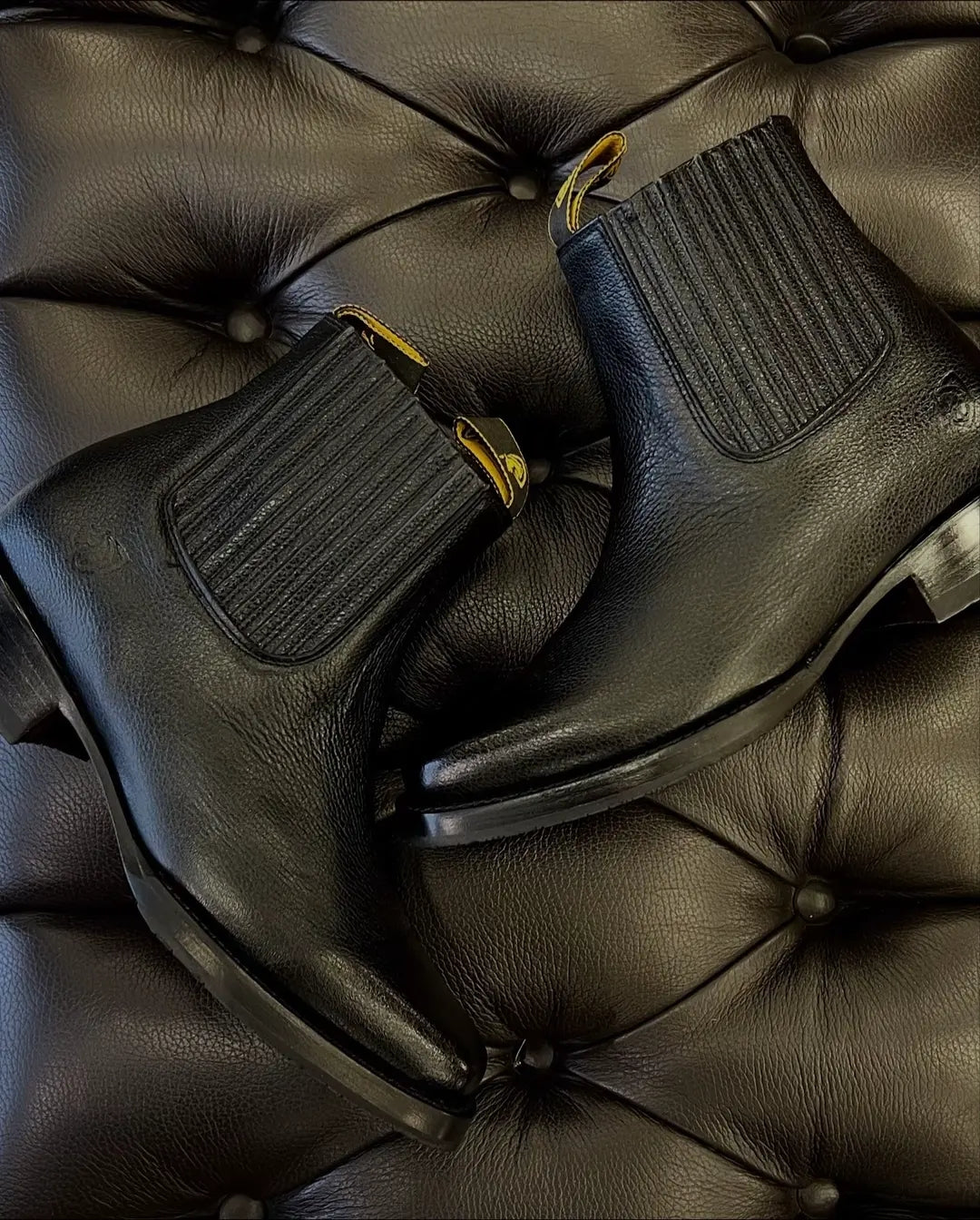 Pure Handmade Cowhide Square Toe Boots