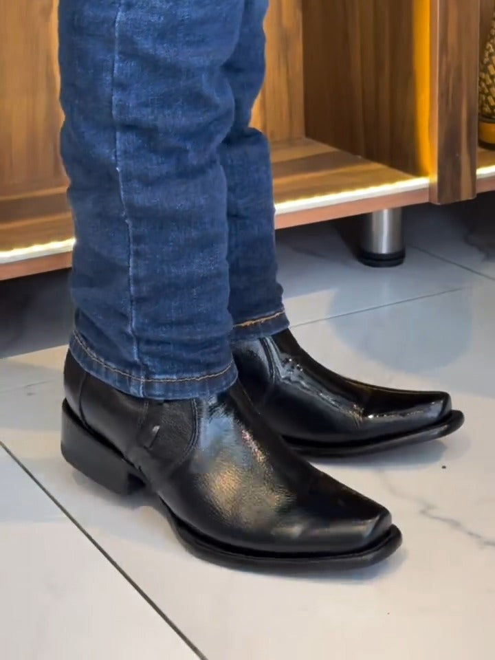 Classic Cowhide Handmade Cowboy Boots