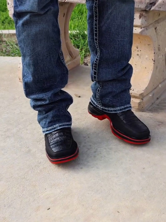 Handmade Crocodile Vintage Boots