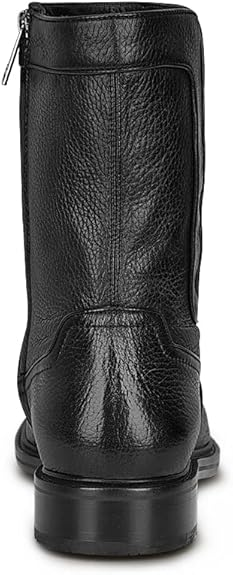 Men's Cowboy Boot In Genuine Ostrich Leather And Bovine Leather