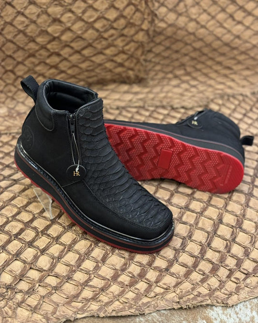 Italian Vintage Python Cowboy Boots(Buy 2 Free Shipping✔️)