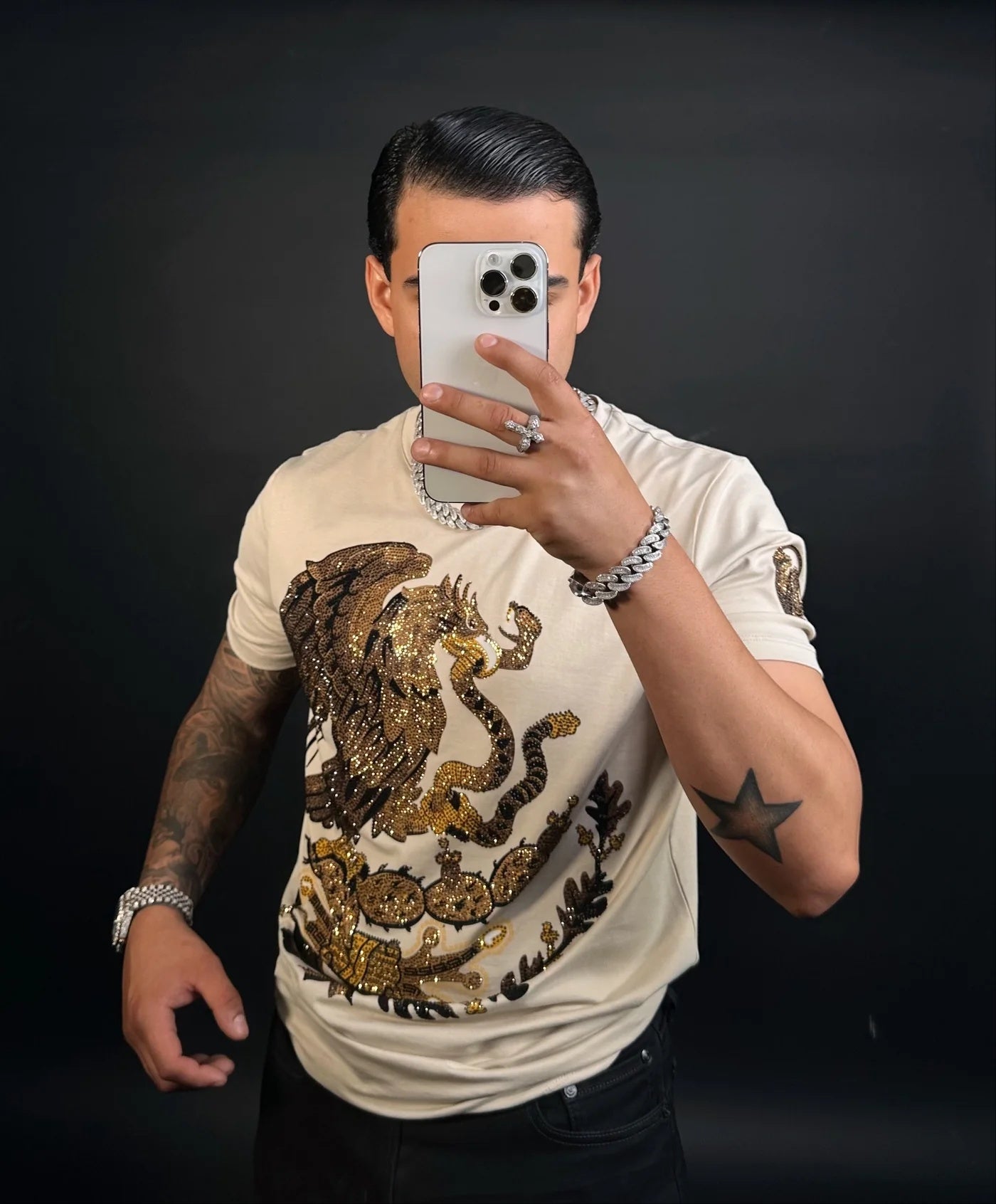 Mexican Rhinestone T-Shirt