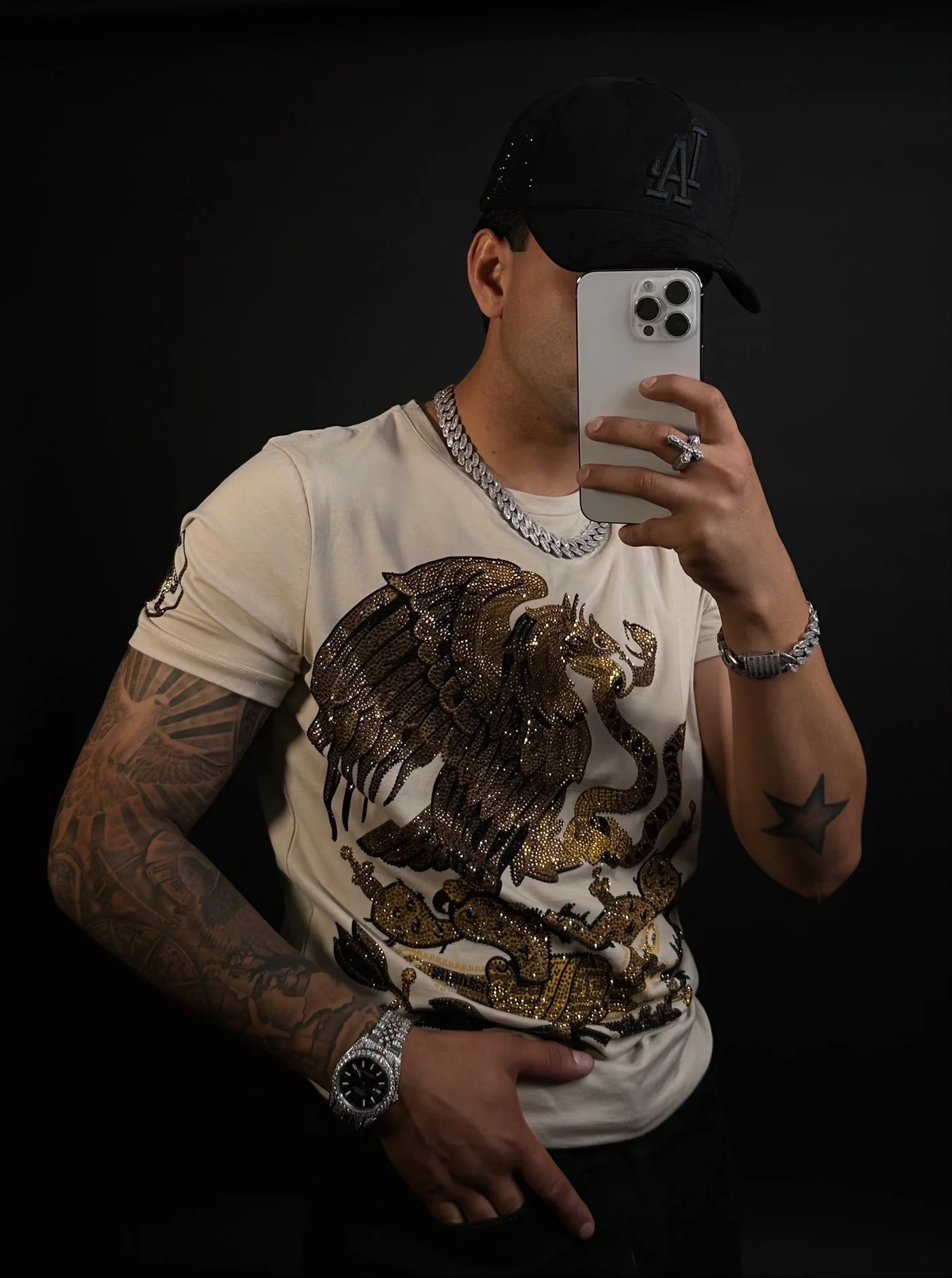 Mexican Rhinestone T-Shirt