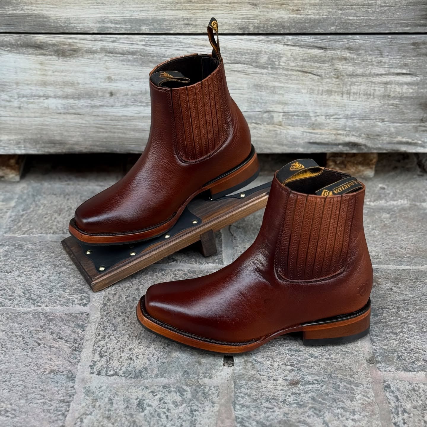 Classic Cowhide Handmade Cowboy Boots