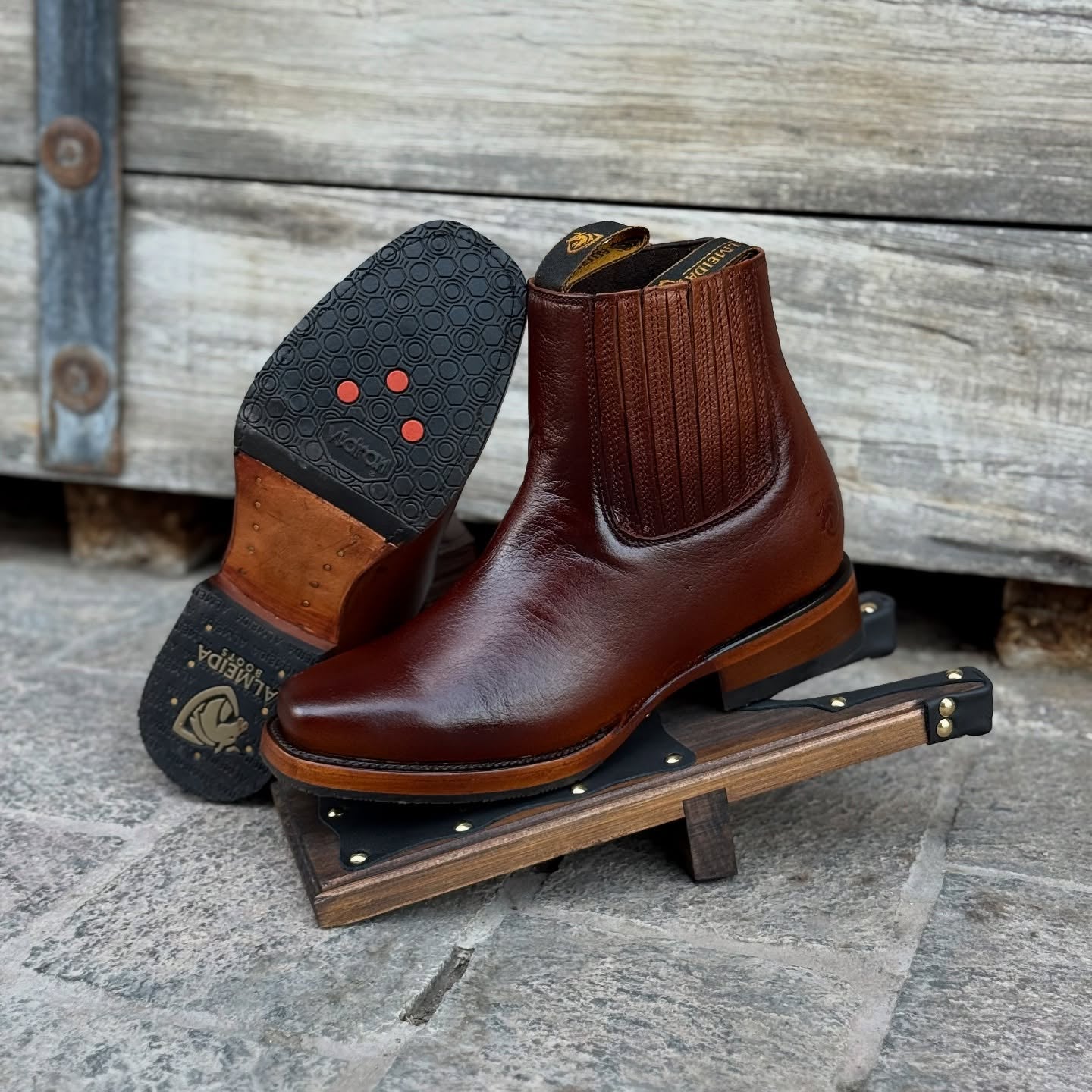Classic Cowhide Handmade Cowboy Boots
