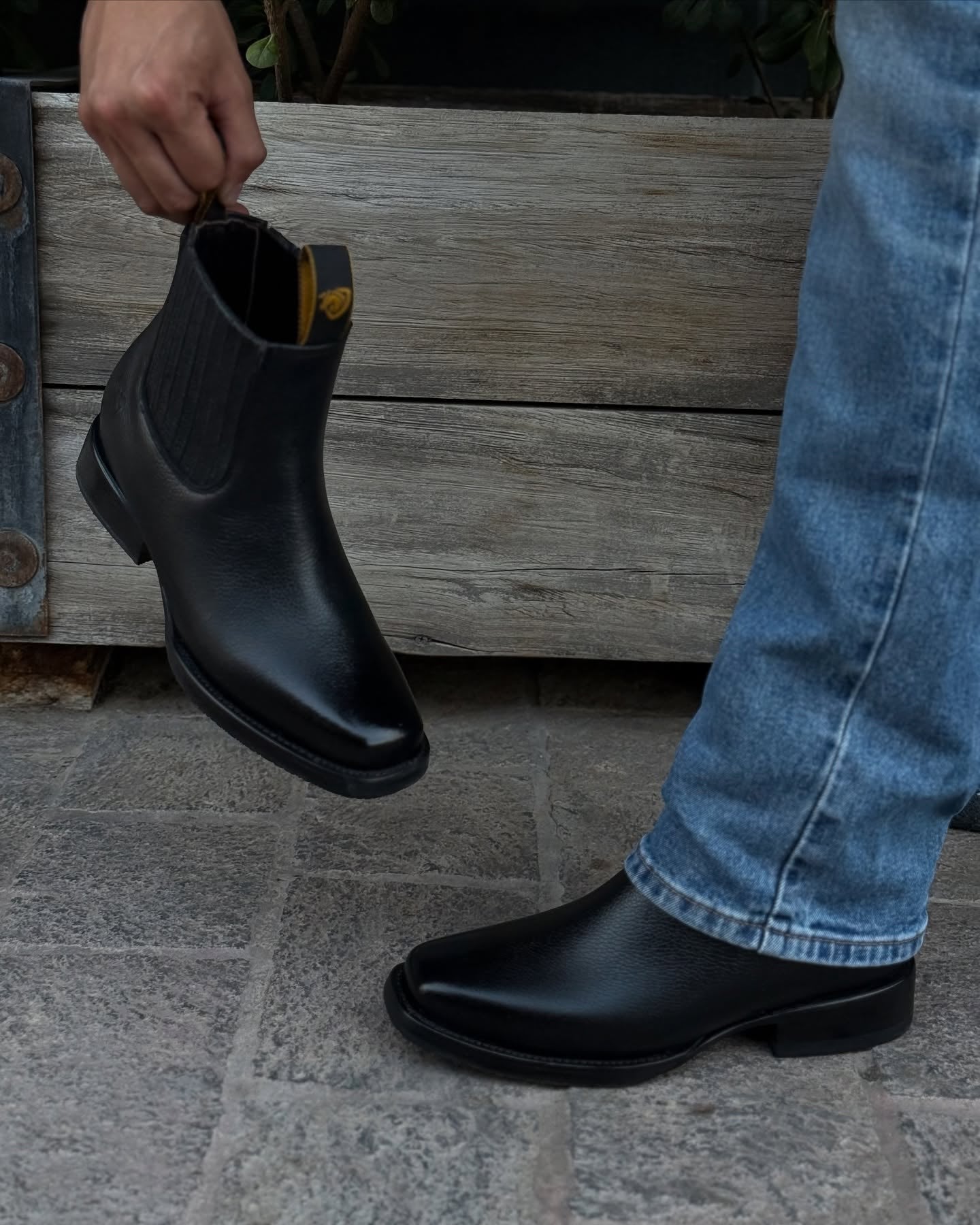 Classic Cowhide Handmade Cowboy Boots