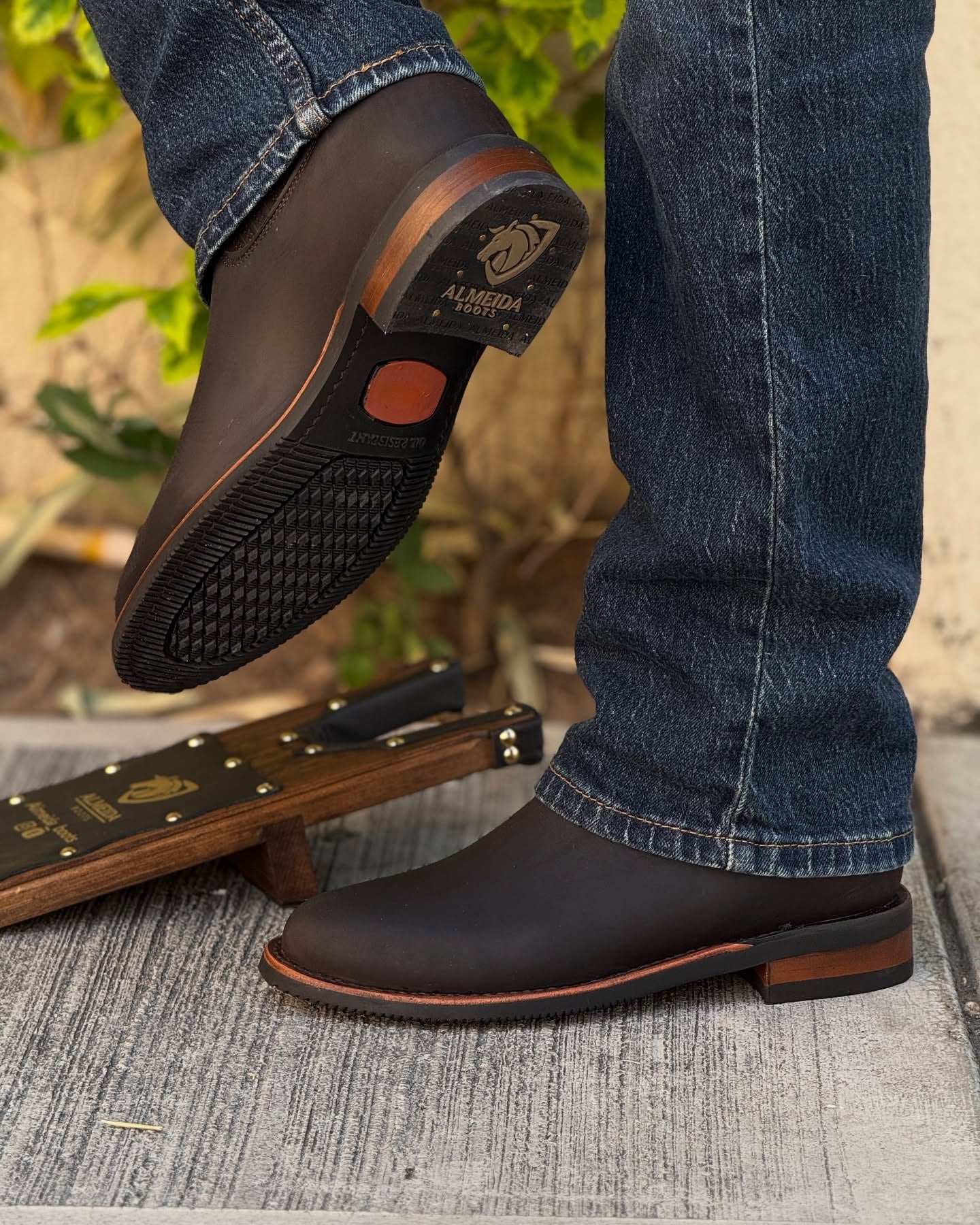 Classic Cowhide Handmade Cowboy Boots