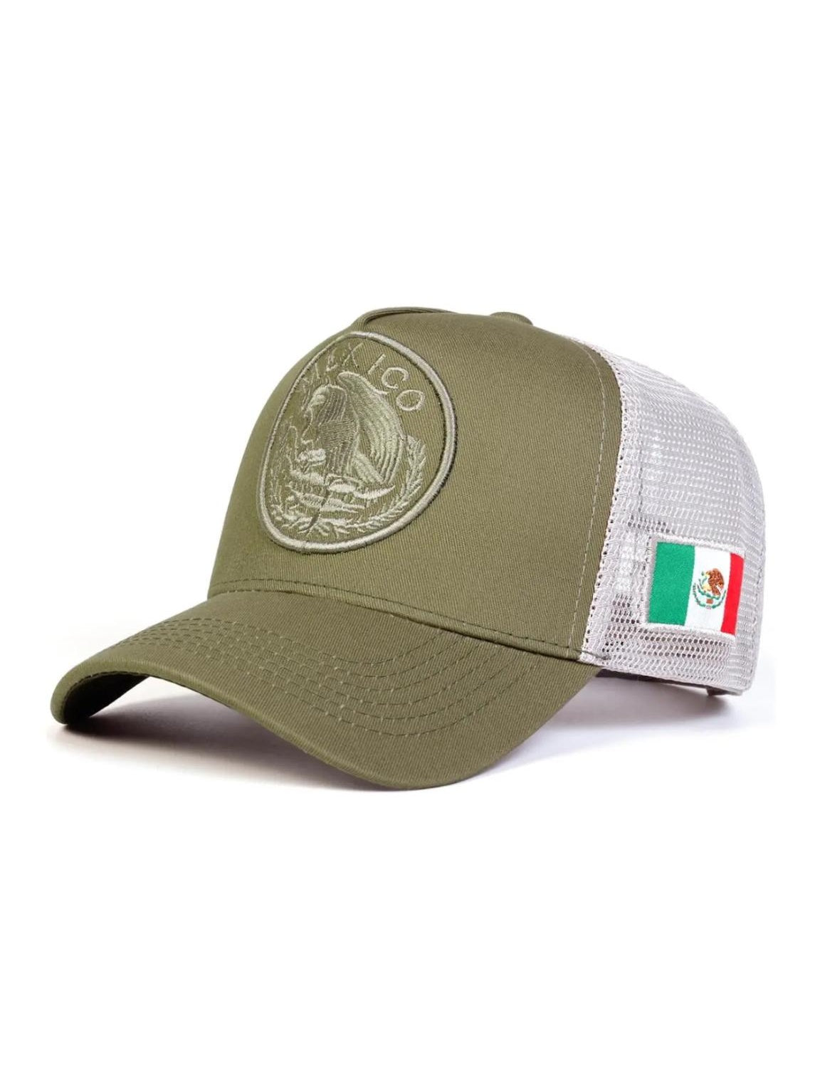 Mexico Flag Design Baseball Cap, Casual Outdoor Sports Hat For Men & Women, Adjustable Sun Protection Cap For Daily Wear