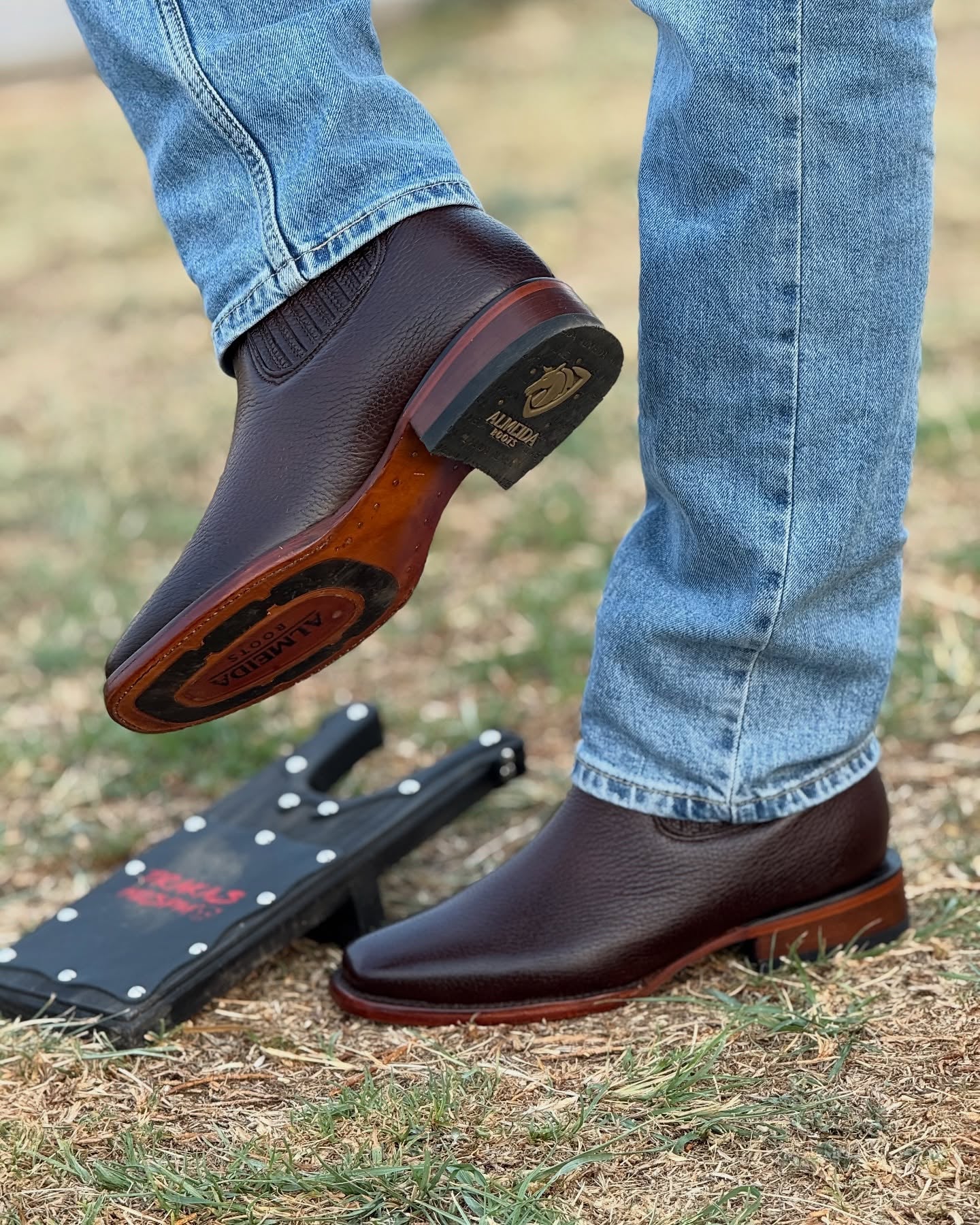 Original Design Cowhide Cowboy Boots