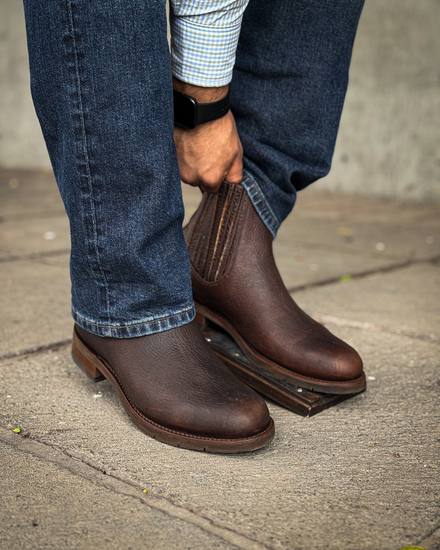 Scratch-resistant Cowhide Boots