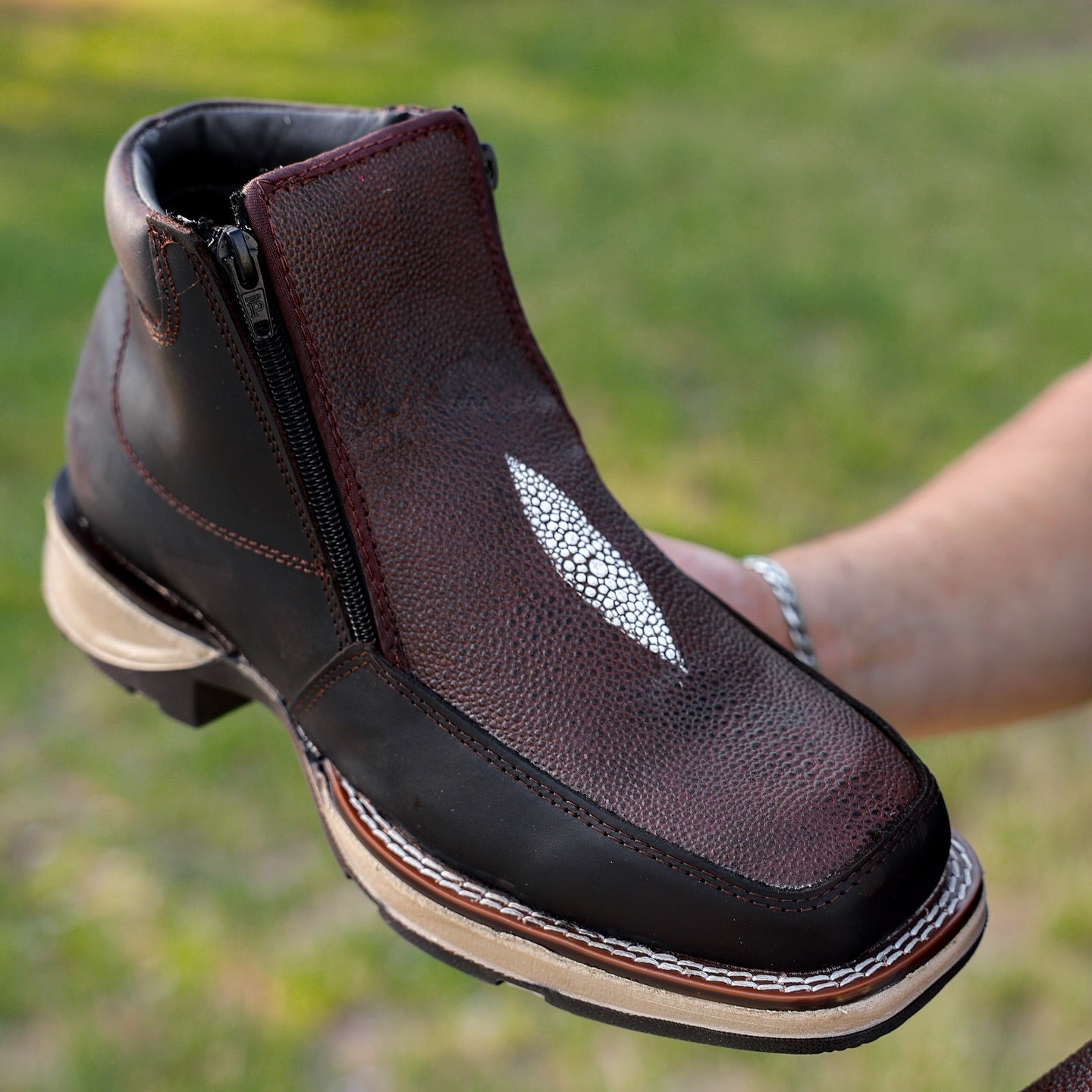 Handmade Vintage Custom Cowhide Boots