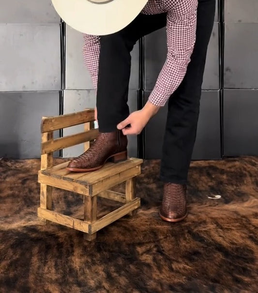 Handmade Italian Python Boots