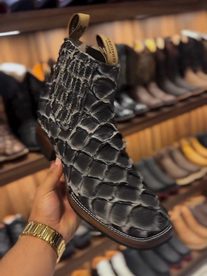 Waffle Mesh Boots