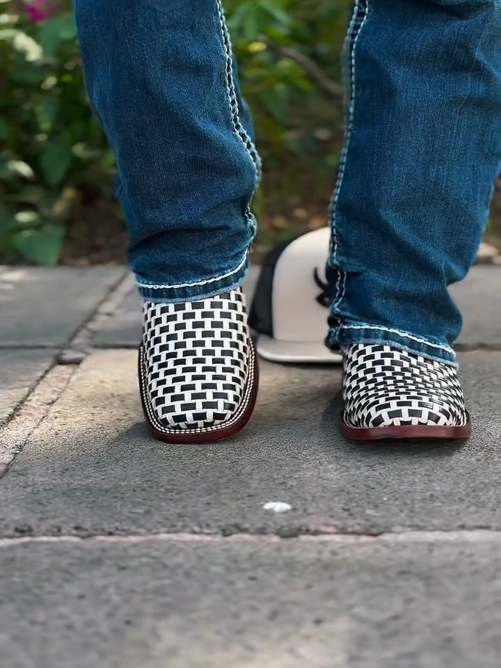 White Mesh Compilation Boots