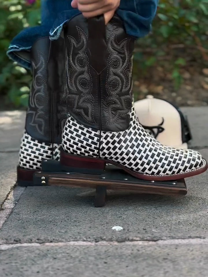 White Mesh Compilation Boots