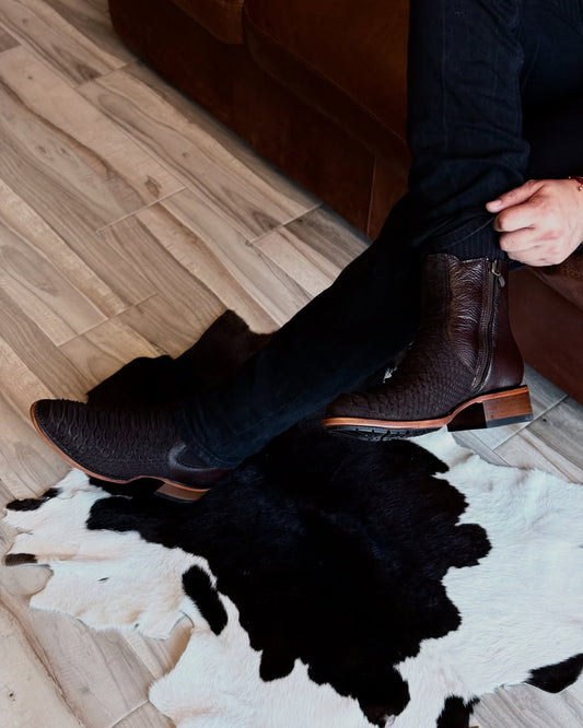 Italian Vintage Python Cowboy Boots