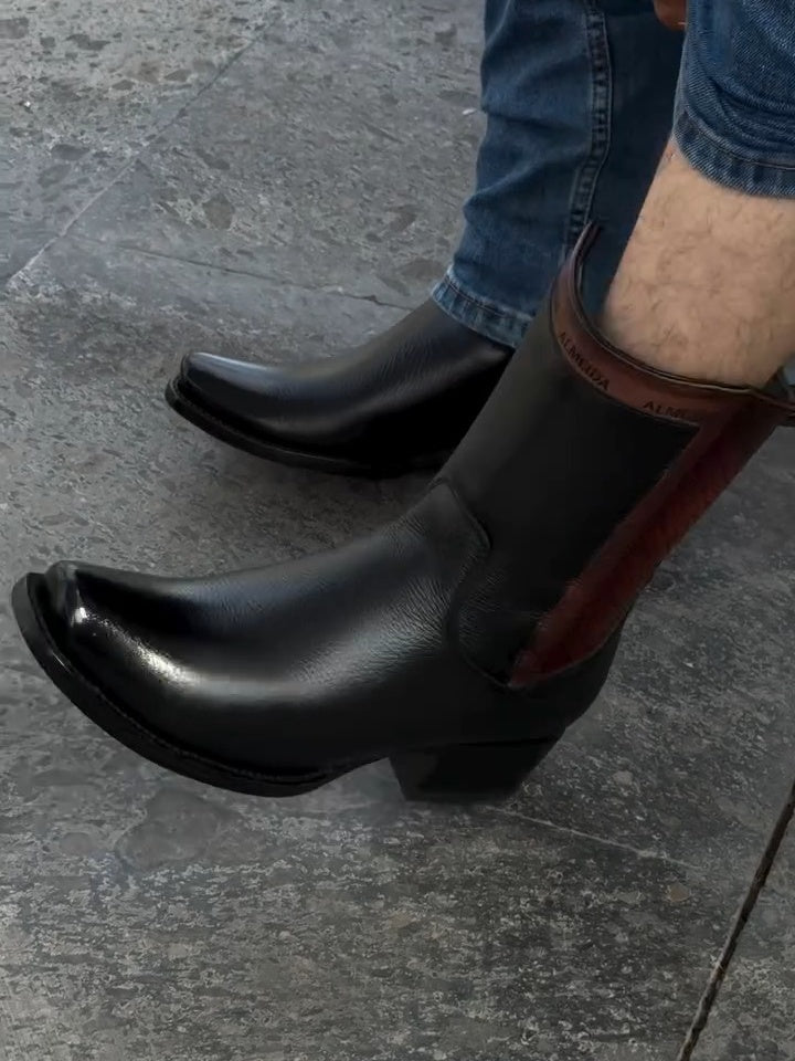 Original Design Cowhide Cowboy Boots